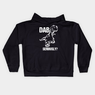 dab seriously dino Kids Hoodie